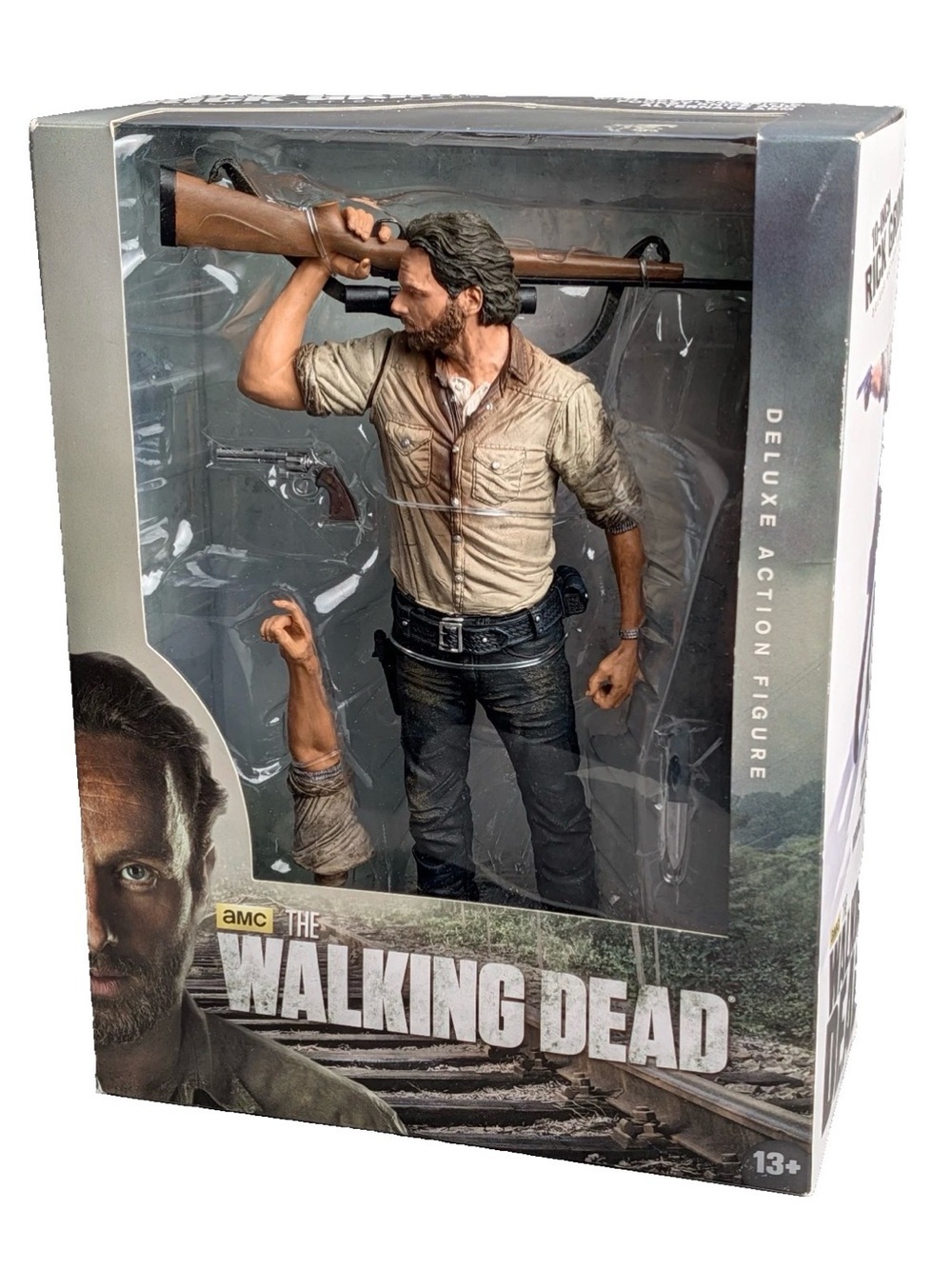 Rick Grimes AMC The Walking Dead McFarlane 10" Series 6 Deluxe Action Figure NEW